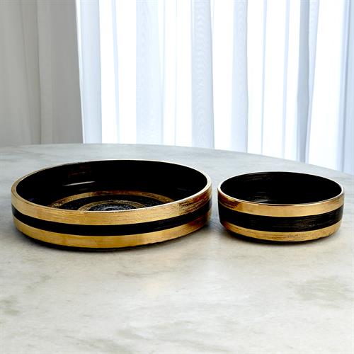 Black/Gold Scratched Centerpiece Black/Gold Scratched Centerpiece