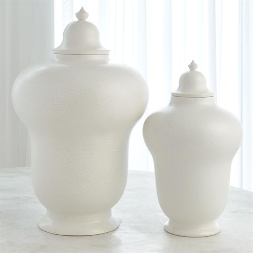 Lady Ginger Jar-Ivory Lady Ginger Jar-Ivory