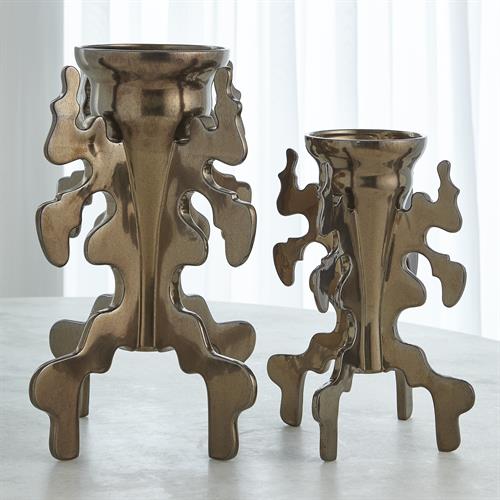 Inkblot Vase-Bronze Inkblot Vase-Bronze
