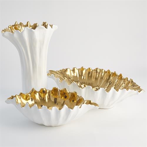 Organic Wave Collection-White/Gold