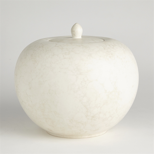 Bubble Lidded Pot-Ivory