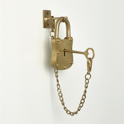 Paris Padlock-Satin Brass Paris Padlock-Satin Brass