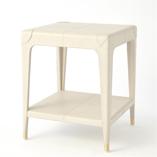 Tiburtina End Table-Mist Leather Tiburtina End Table-Mist Leather