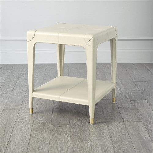 Tiburtina End Table-Mist Leather Tiburtina End Table-Mist Leather