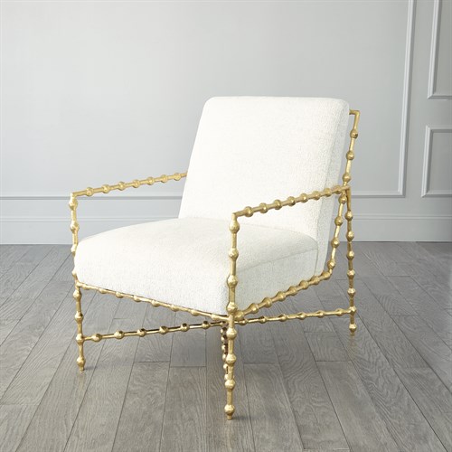 Elder Lounge Chair-Gold Leaf