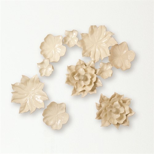 Magnolia Platter-Ivory