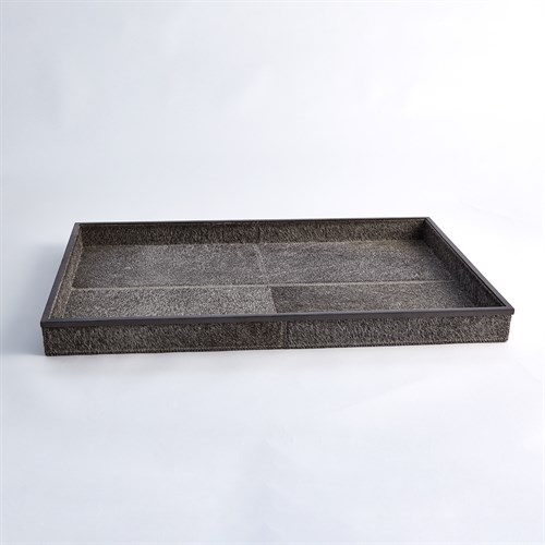 Vaux Hall Tray-Grey Hair-on-Hide Vaux Hall Tray-Grey Hair-on-Hide