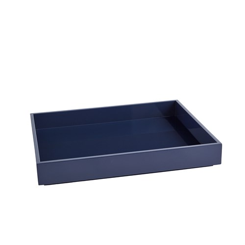 Stack Rectangle Tray-Navy Stack Rectangle Tray-Navy