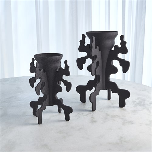 Inkblot Vase-Black Inkblot Vase-Black