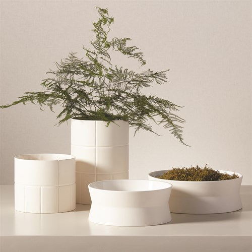Encircle Scored Bowl-Chalk Encircle Scored Bowl-Chalk