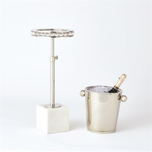 Margot Side Table-Nickel