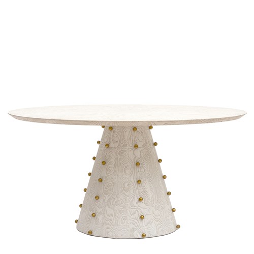 Spheres Dining Table-Ebony Cerused Oak Spheres Dining Table-Ebony Cerused Oak