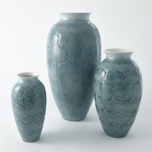 Lady Lo's Vase-Teal