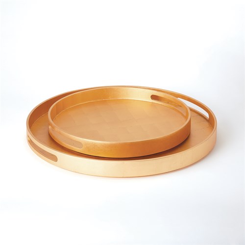 Nouveau Luxe Tray-Gold Leaf