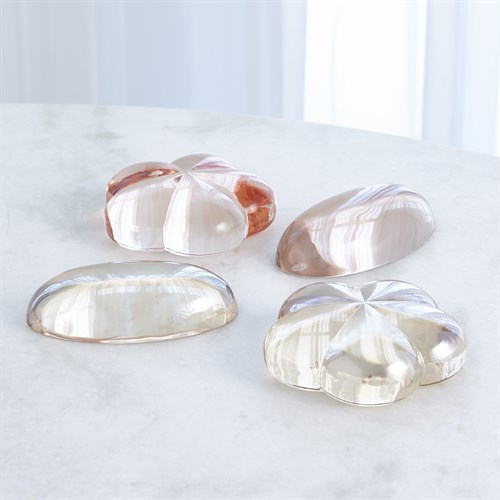 Oval Paperweight-Amber Oval Paperweight-Amber