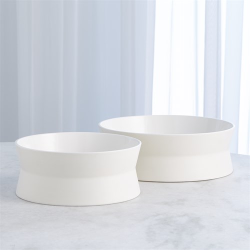 Encircle Scored Bowl-Chalk Encircle Scored Bowl-Chalk