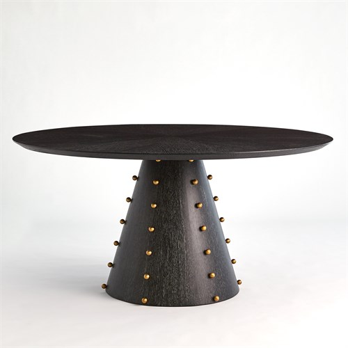 Spheres Dining Table-Ebony Cerused Oak