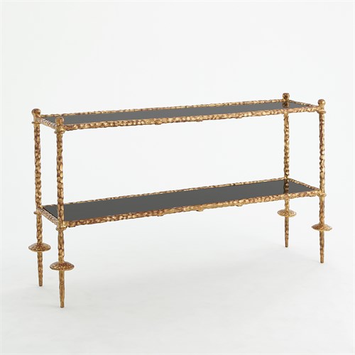 Console Tables, Global Views Hammered Console Table