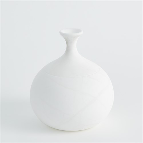 Alabaster Fat Bottom Vase