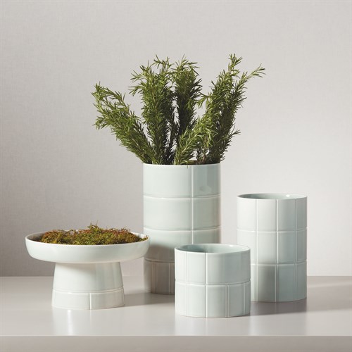 Glassblock Vase-Seaglass Glassblock Vase-Seaglass