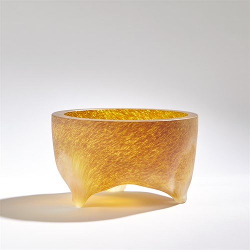 Freeform Tripod Bowl-Frosted Irys Gelp-Sm