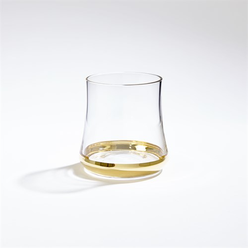 Bell-Bottom Glass-Gold Bell-Bottom Glass-Gold