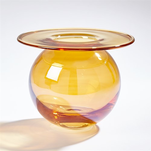 H20 Vase-Luster Orange
