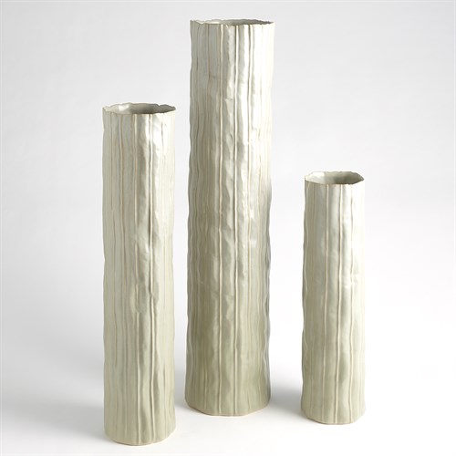 Paper Birch Vase-Sage