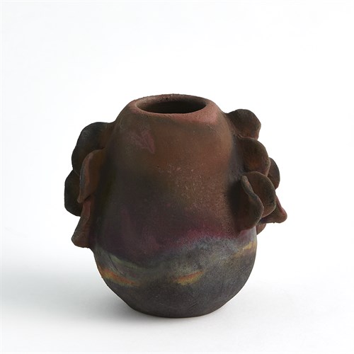 Ruffled Side Vase