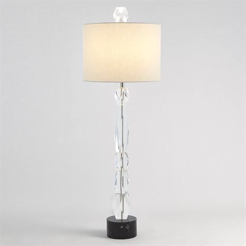 Facette Lamp W/Black Marble Base