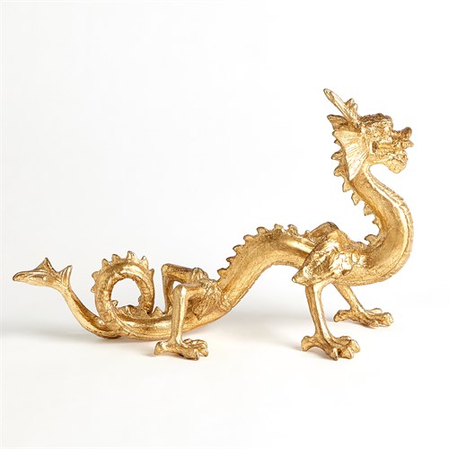 Standing Dragon-Gold Leaf