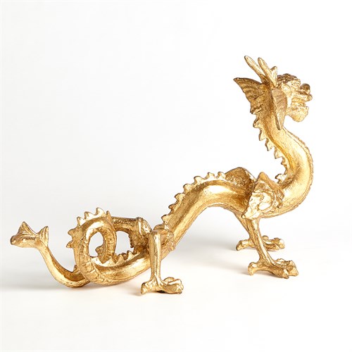 Standing Dragon-Gold Leaf