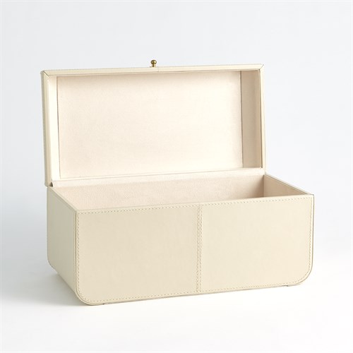Curved Corner Box-Ivory-Lg