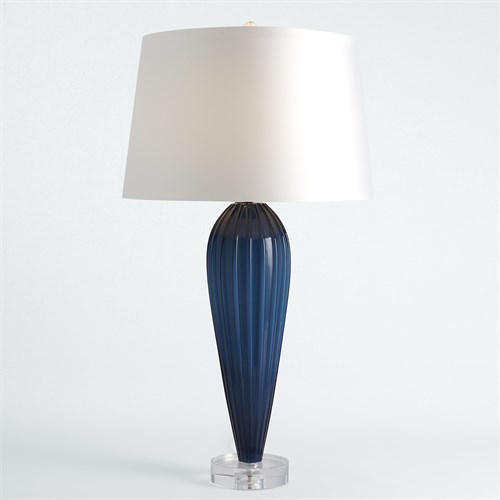 Teardrop Glass Lamp-Blue