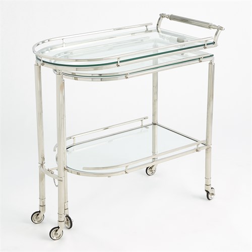 Gallery Folding Bar-Shiny Nickel Gallery Folding Bar-Shiny Nickel