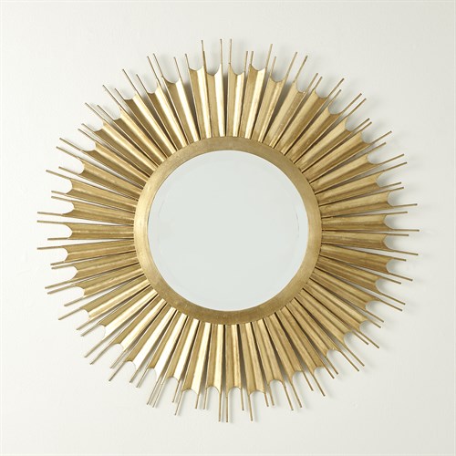 Necklace Mirror-Gold Leaf Necklace Mirror-Gold Leaf