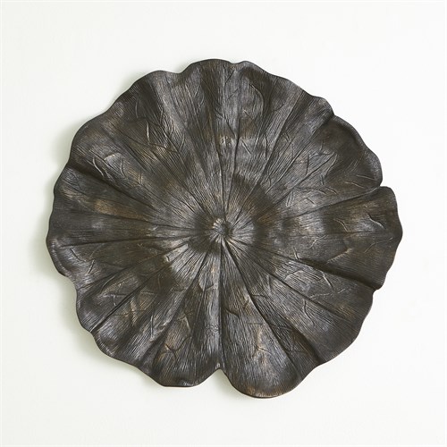 Lotus Leaf Wall Decor-Dark Antique Bronze