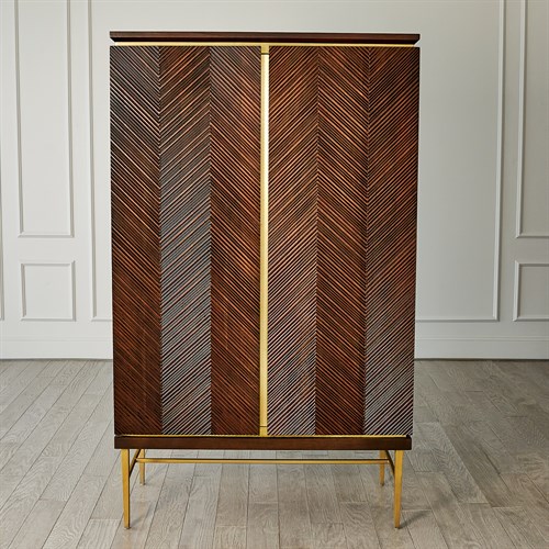 Latilla Tall Bar Cabinet