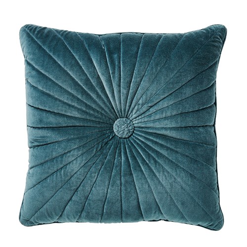 Van Dyke Square PIllow-Teal Van Dyke Square PIllow-Teal