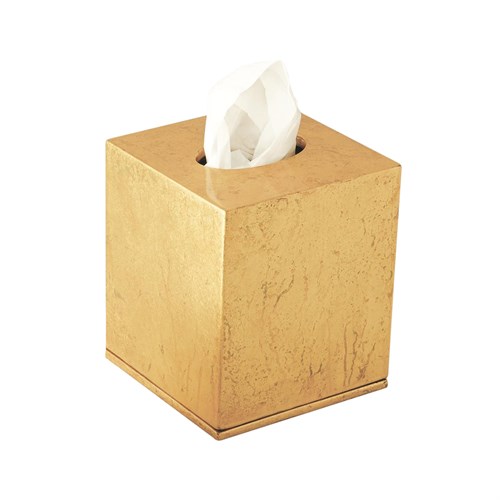 Luxe Gold Leaf Tissue Box