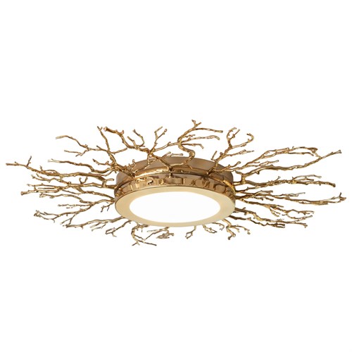 Twig Ceiling Fixture-Brass Twig Ceiling Fixture-Brass