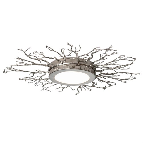 Twig Ceiling Fixture-Nickel Twig Ceiling Fixture-Nickel