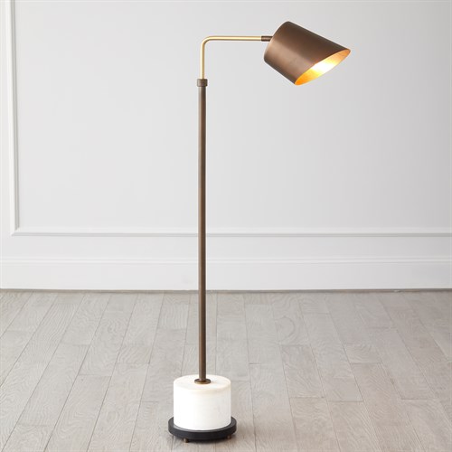 Pharmacy Floor Lamp-Bronze/Brass