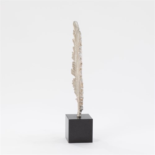 Feather Quill Sculpture-Silver