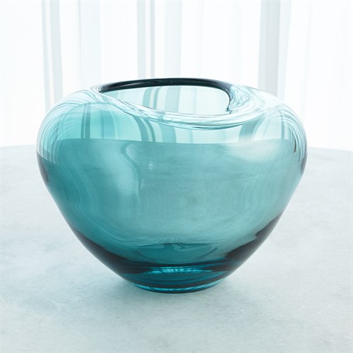 Undulating Vase -azure