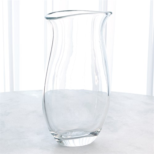 Giant Glass Vase-Clear