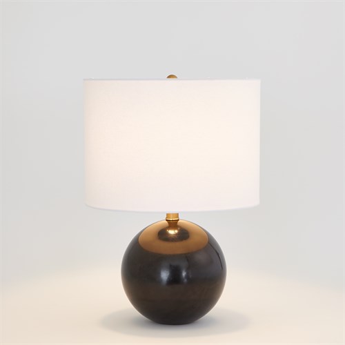 Marble Sphere Lamp-Black