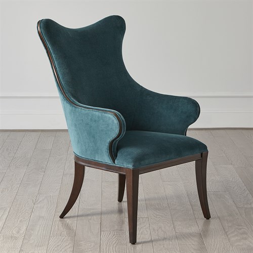 Evelyn Chair-Dragonfly Velvet