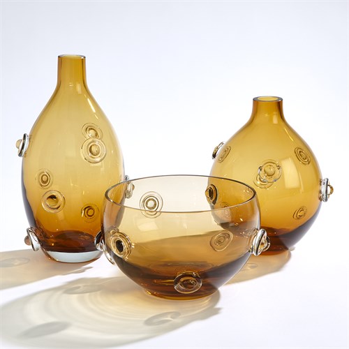 Button Glass Collection-Tobacco