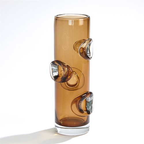 Halo Cylindrical Vase-Tobacco Halo Cylindrical Vase-Tobacco